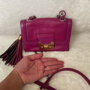 Diane Von Furstenburg Pink Leather Purse